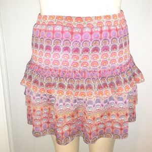 Express bohemian  layered skirt size M